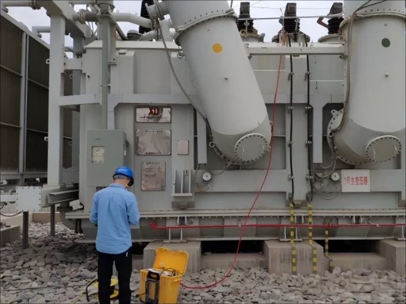 Solution d'essai de transformateur de sous-station 330kV-Mesure de la perte diélectrique et de la capacité