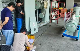 Cas de chronométrage et de tests de mouvement des disjoncteurs 110kV