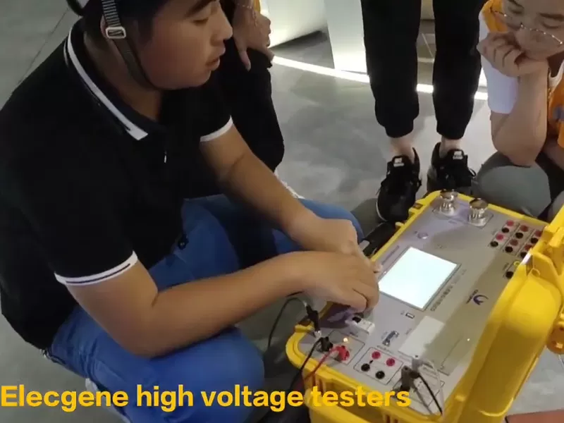 Vidéo d'entraînement au test haute tension Elecgene